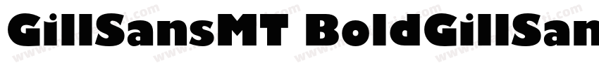 GillSansMT BoldGillSansMT字体转换